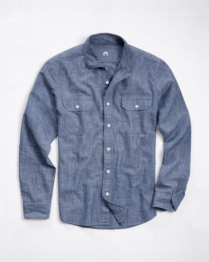 Made to Measure / Midnight Navy Cotton Chambray / Standard