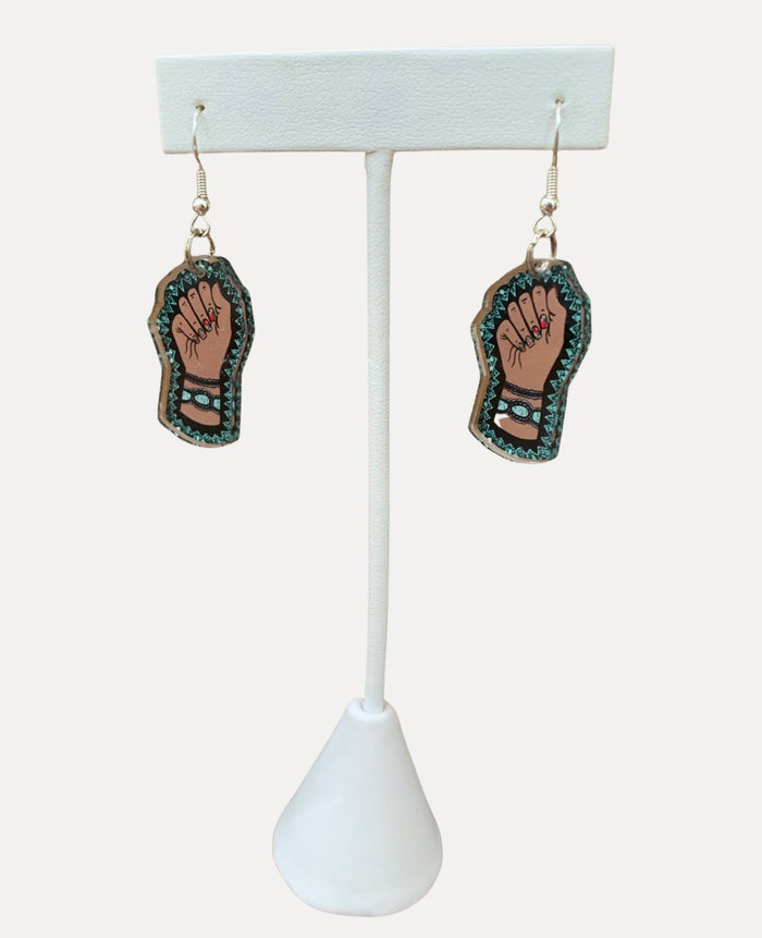 Resist and Inspire - Fist Earrings