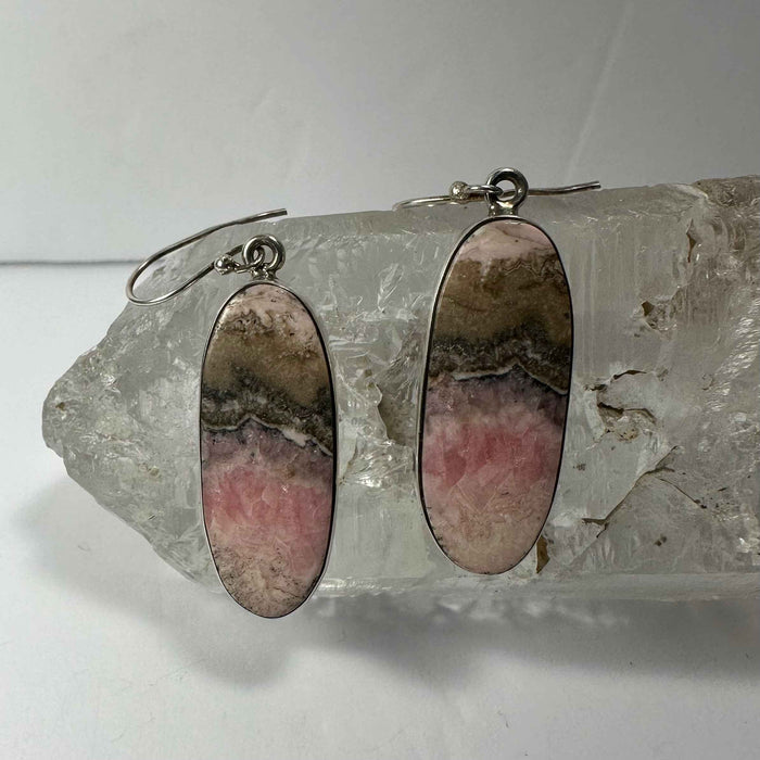 Rhodonite Earring - Smokin Resin Company