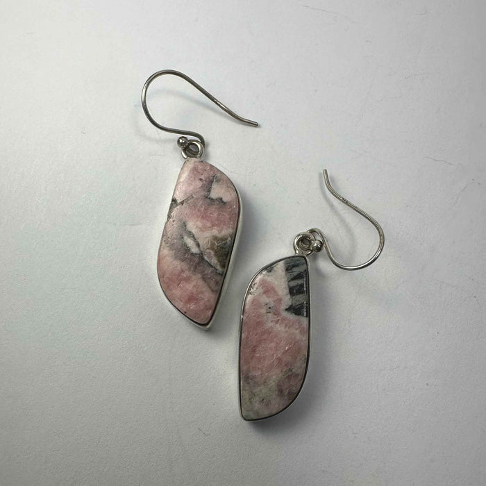 Rhodonite Earrings - Smokin Resin Company