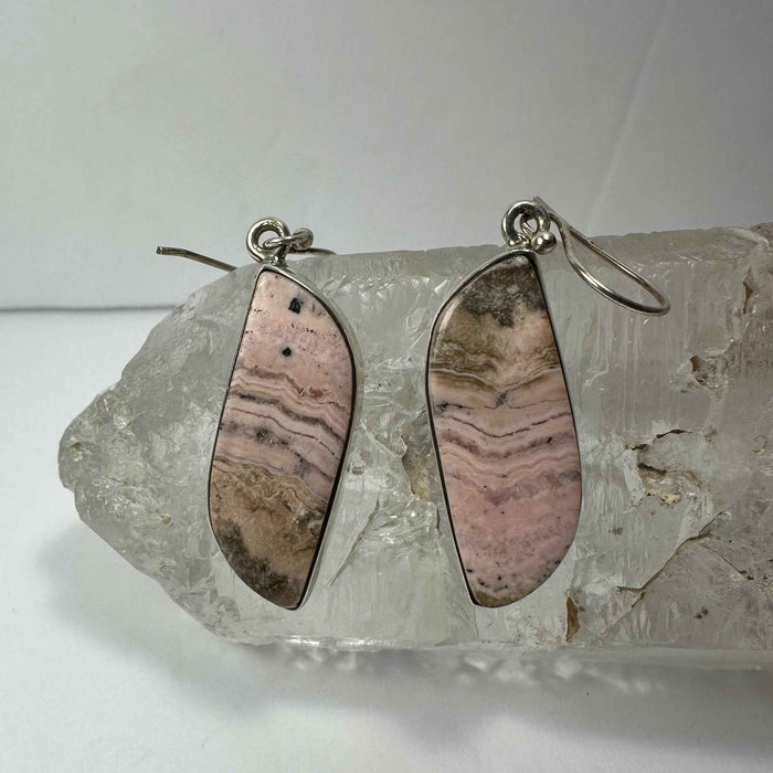 Rhodonite Earrings - Smokin Resin Company