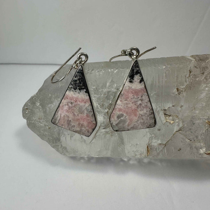 Rhodonite Earrings - Smokin Resin Company