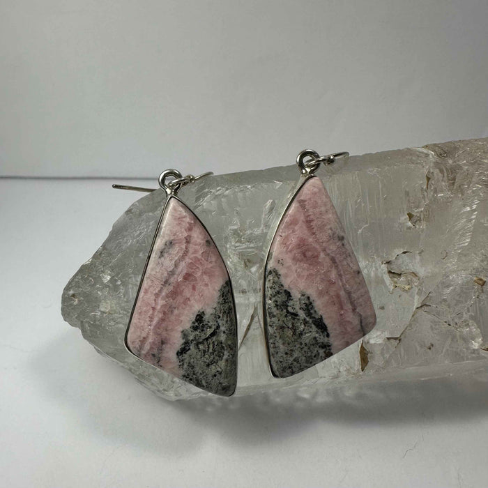 Rhodonite Earrings - Smokin Resin Company
