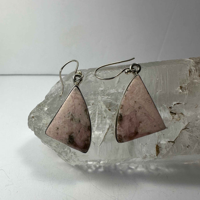Rhodonite Earrings - Smokin Resin Company