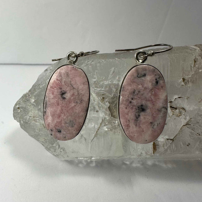 Rhodonite Earrings - Smokin Resin Company