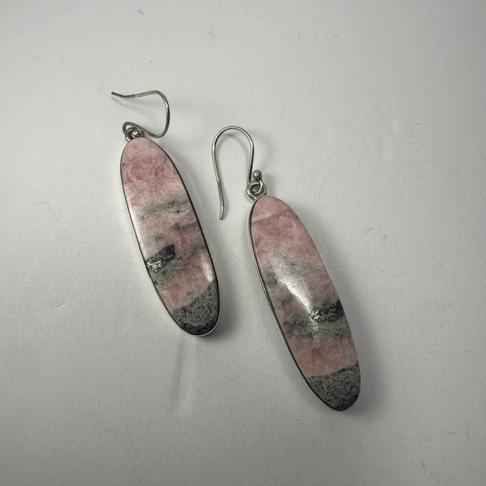 Rhodonite Earrings - Smokin Resin Company