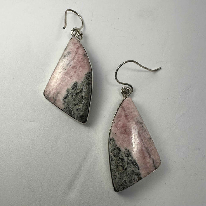 Rhodonite Earrings - Smokin Resin Company