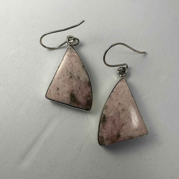 Rhodonite Earrings - Smokin Resin Company
