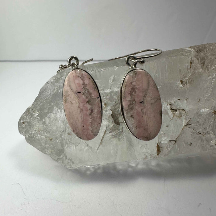 Rhodonite Earrings - Smokin Resin Company