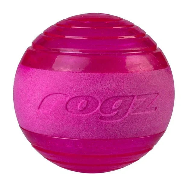 Rogz Rogz Squeekz Ball Pink 6.4cm