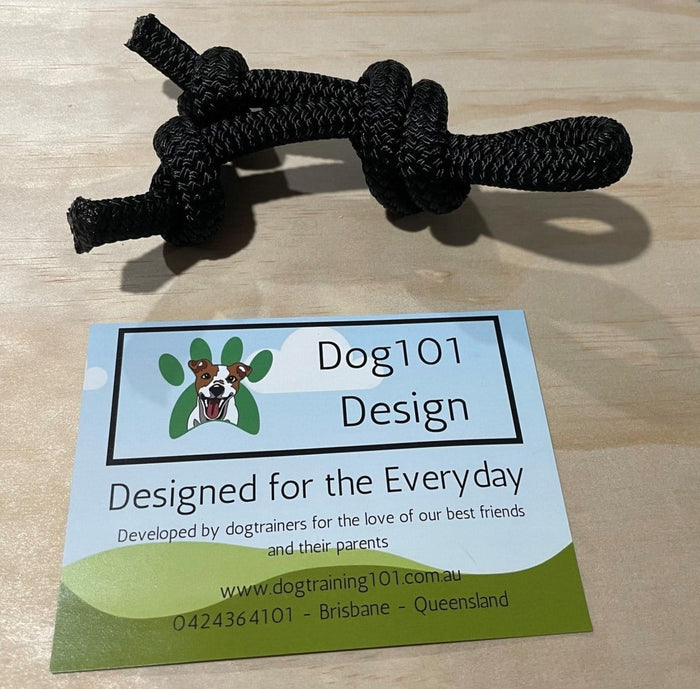 Dogtraining101 Black Rope Toy Version 3