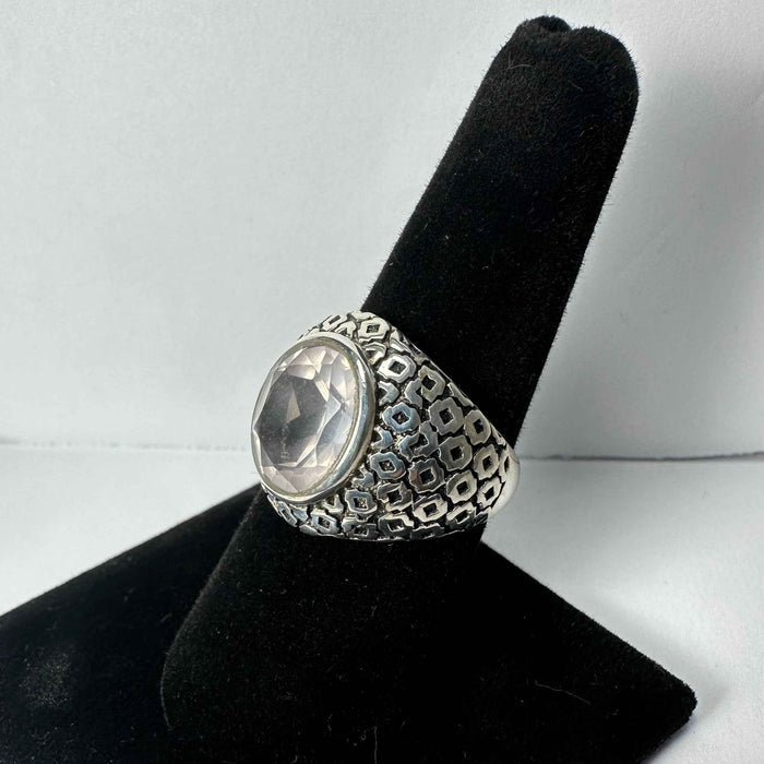 Rose Quartz Ring - Size 7