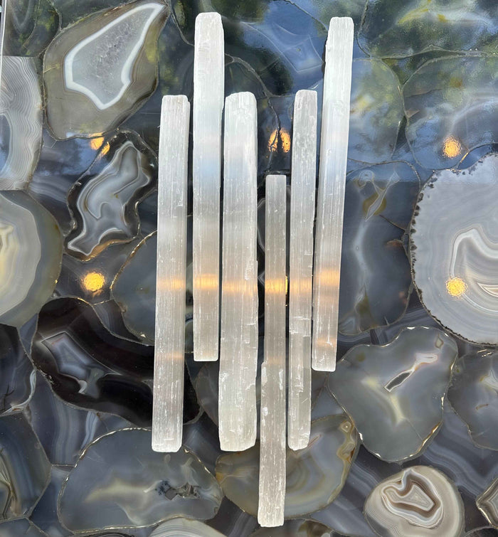 Rough Selenite Bar (M) - Smokin Resin Company