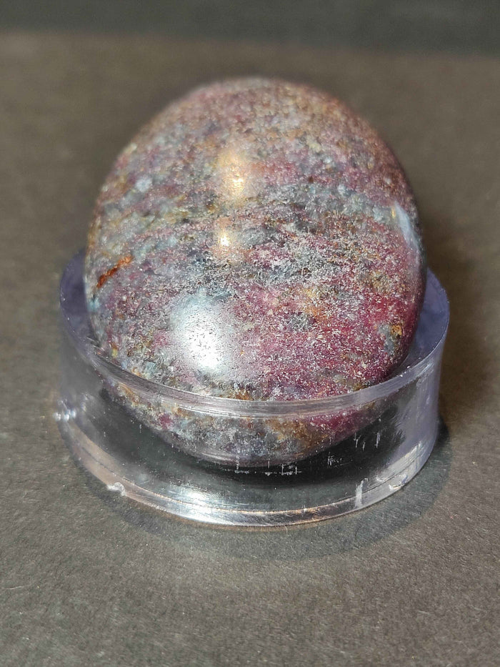 Ruby Kyanite Polished Spheres & Palmstones - Smokin Resin Company