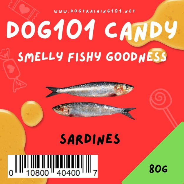 Dogtraining101 Retail Super Store Sardines - Fishy Fish Treat 80g