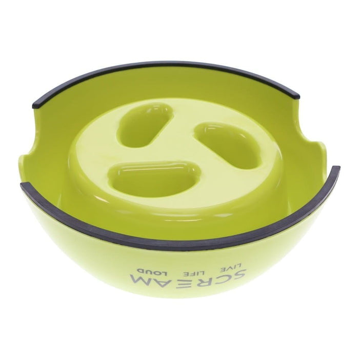 Scream Scream ROUND SLOW-DOWN PILLAR BOWL - Loud Green