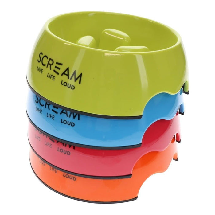 Scream Scream ROUND SLOW-DOWN PILLAR BOWL - Loud Green