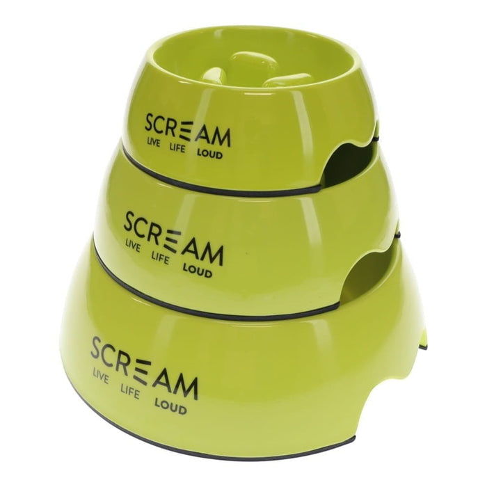 Scream Scream ROUND SLOW-DOWN PILLAR BOWL - Loud Green