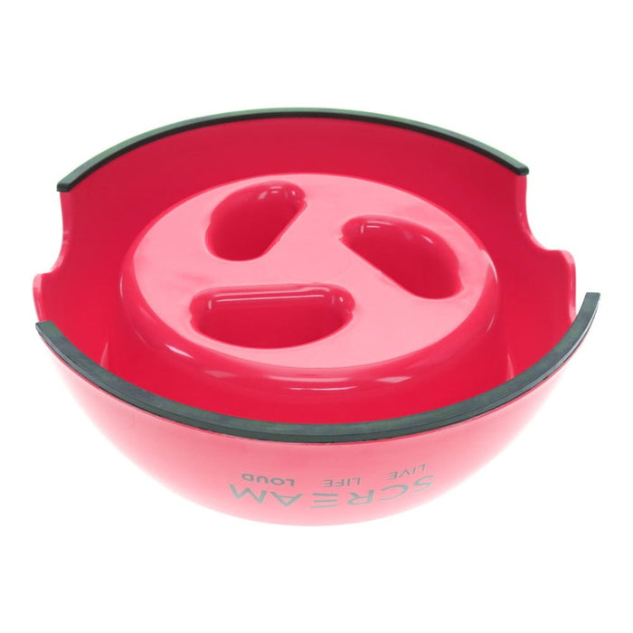 Scream Scream ROUND SLOW-DOWN PILLAR BOWL - Loud Pink