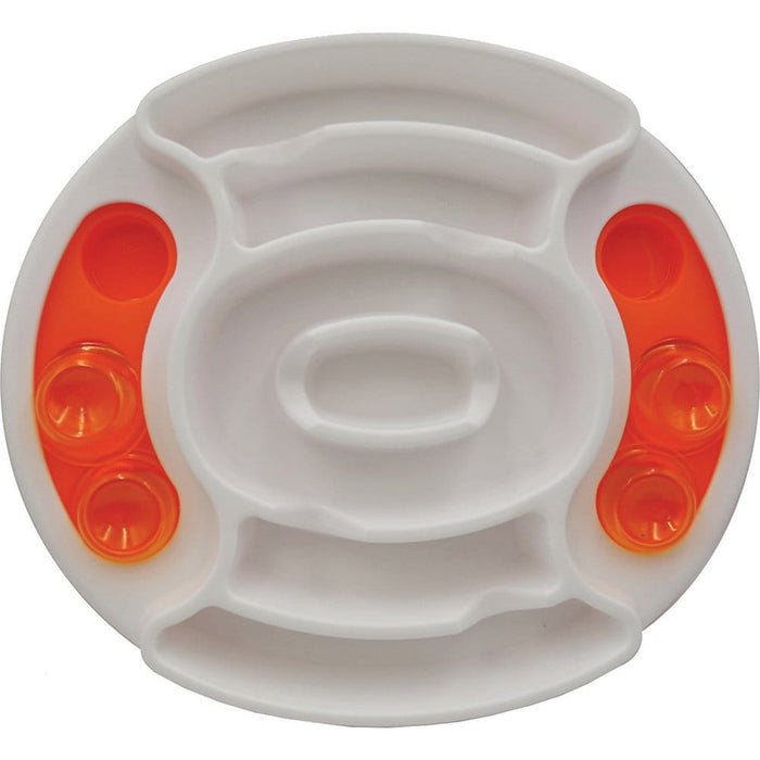 Scream Scream SLOW FEED INTERACTIVE PUZZLE BOWL Loud Orange 27x31cm