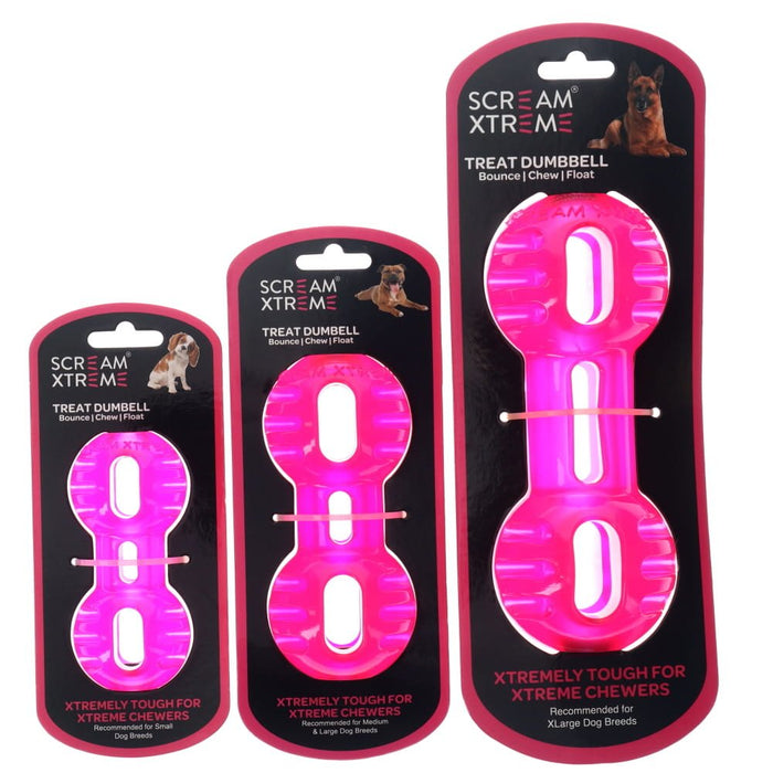 Scream Xtreme Small Scream Xtreme TREAT DUMBBEL - Loud Pink