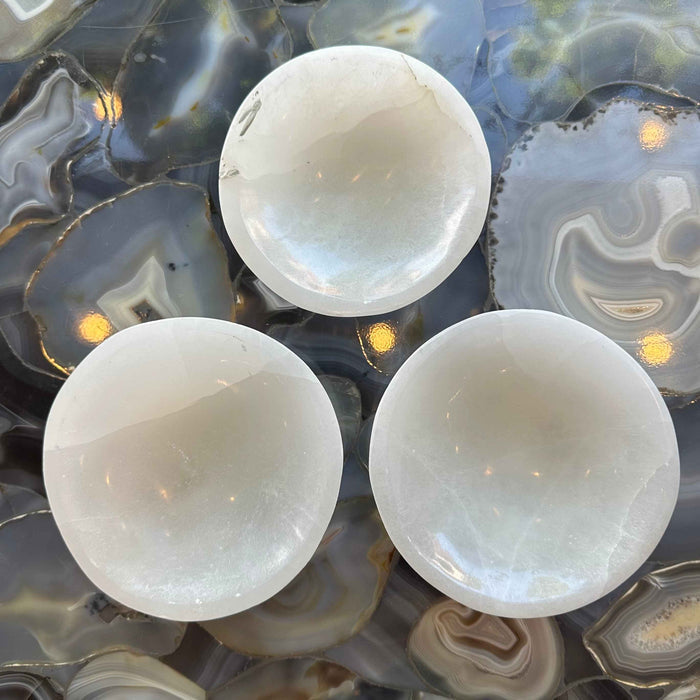 Selenite Bowl 6" - Smokin Resin Company
