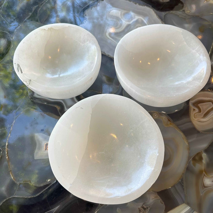 Selenite Bowl 6" - Smokin Resin Company
