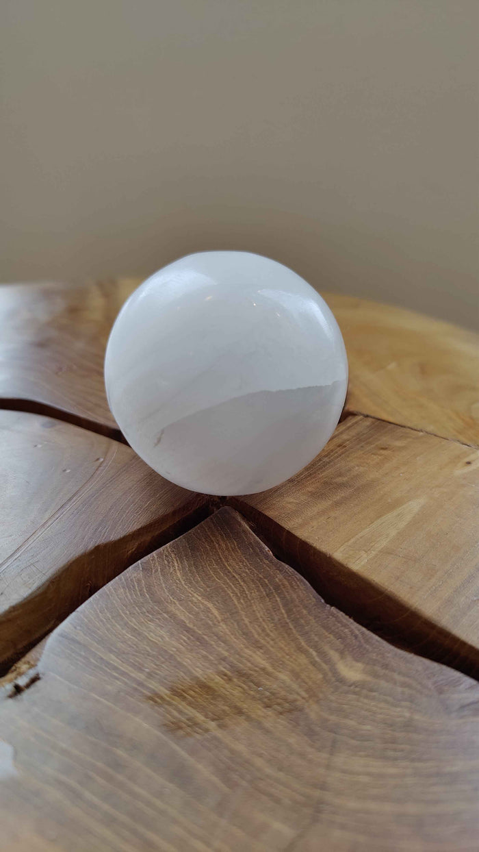 Selenite Sphere 6cm - Smokin Resin Company