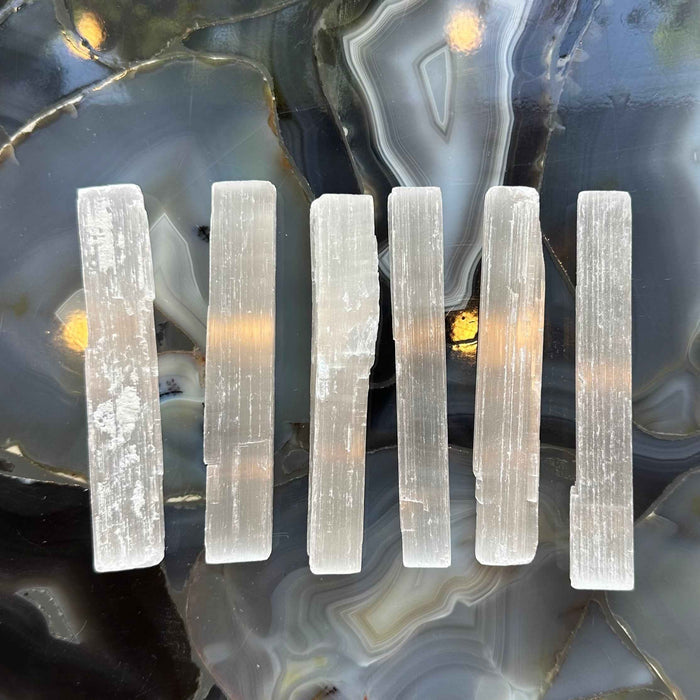 Selenite Stick 15cm from Morocco - Smokin Resin Company