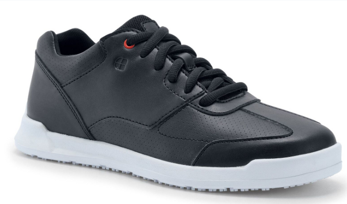 Shoes For Crews Freestyle Trainer Shoe Black With White Outsole