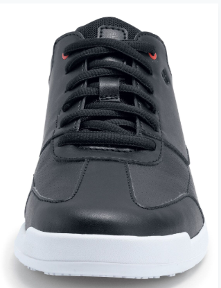 Shoes For Crews Freestyle Trainer Shoe Black With White Outsole