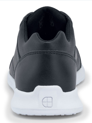 Shoes For Crews Freestyle Trainer Shoe Black With White Outsole