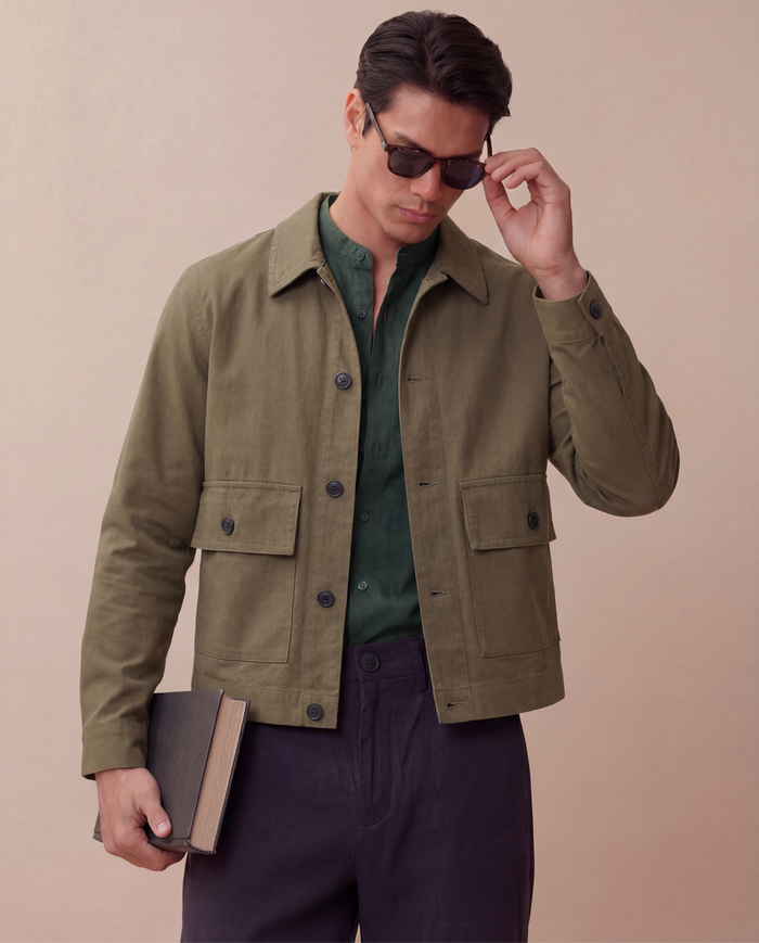 Made to Measure / Olive Cotton Twill / Standard