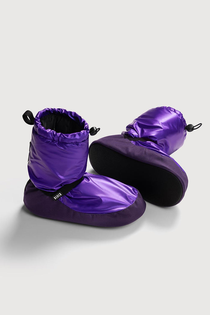 SIM5009BM - Bloch Metallic Adult Warmup Booties