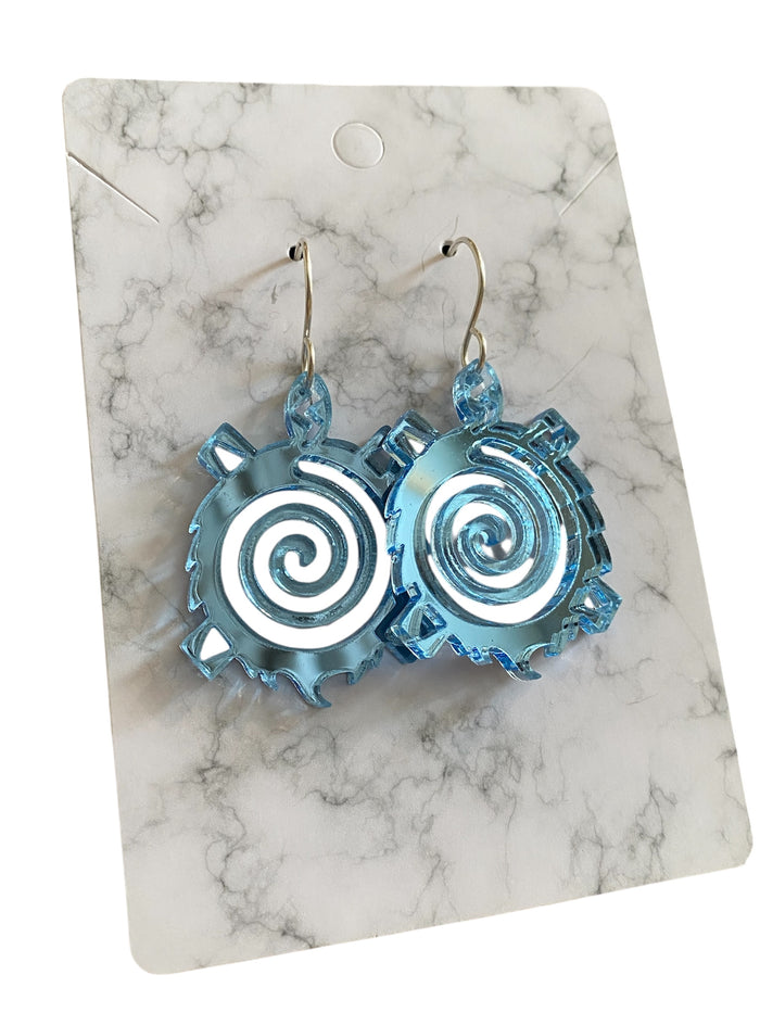 Small Turtle Earrings Made by Rykelle Kemp (variety of colors)