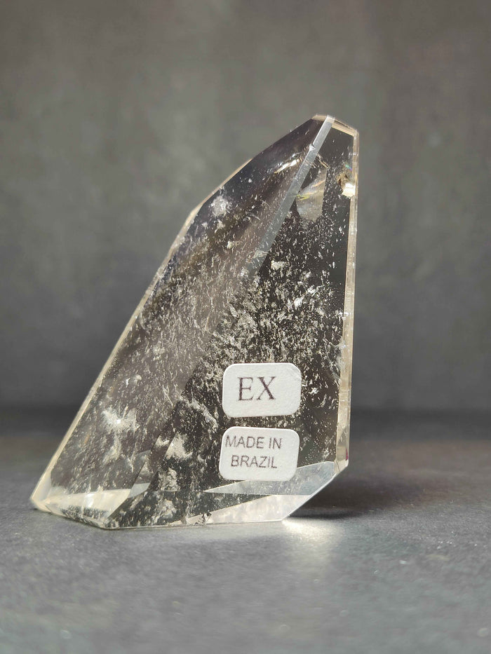 Smoky/Clear Quartz Polished Free Form Sculpture (Extra Quality) - Smokin Resin Company