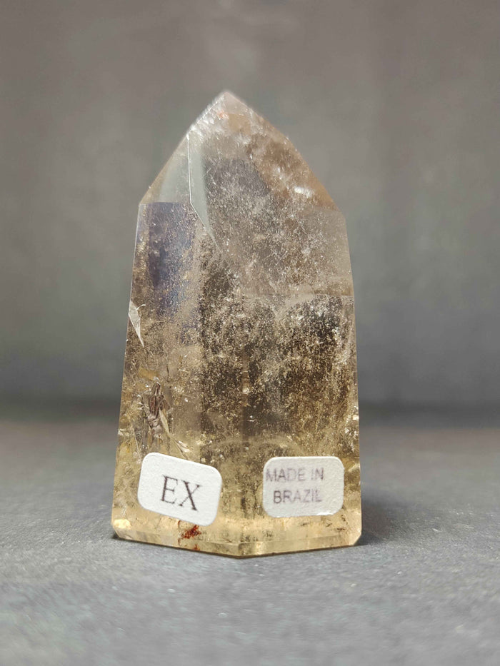 Smoky/Clear Quartz Polished Free Form Sculpture (Extra Quality) - Smokin Resin Company