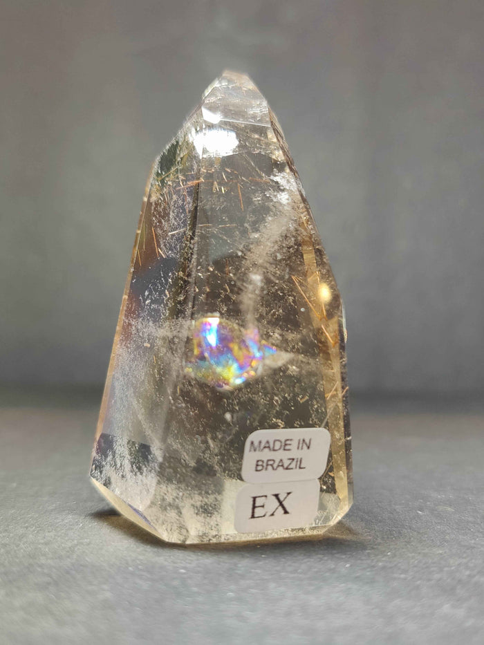 Smoky/Clear Quartz Polished Free Form Sculpture (Extra Quality) - Smokin Resin Company