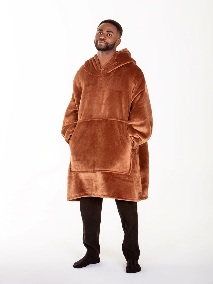 Snug Wearable Blanket Hoodie with Heating Pack