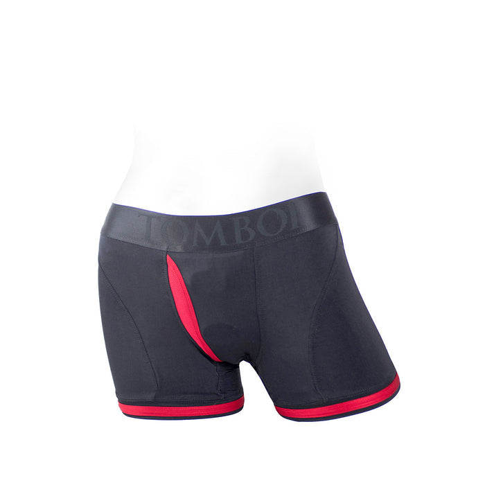 SpareParts Tomboii Black-Red Nylon - 3X Intimates Adult Boutique