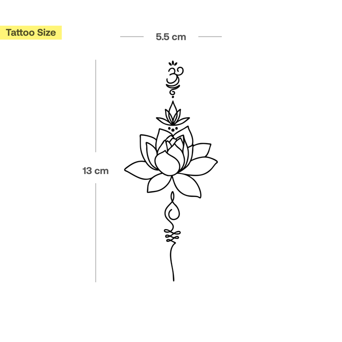 Spirituelle Ornamente Tattoo