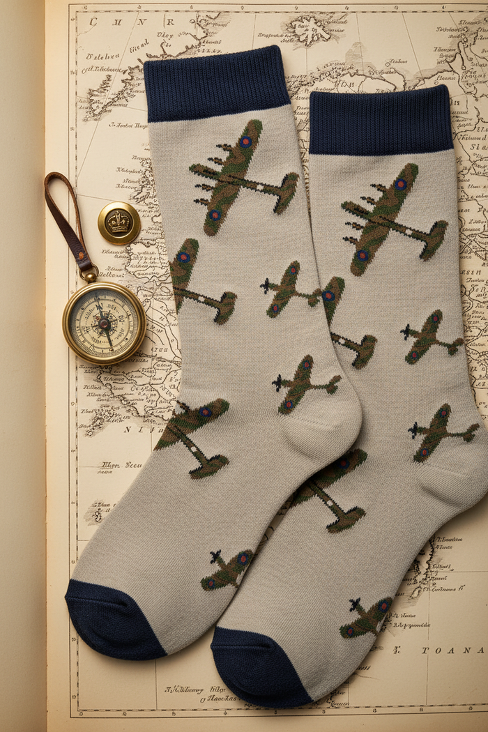 Spitfire & Lancaster Men's Bamboo Socks
