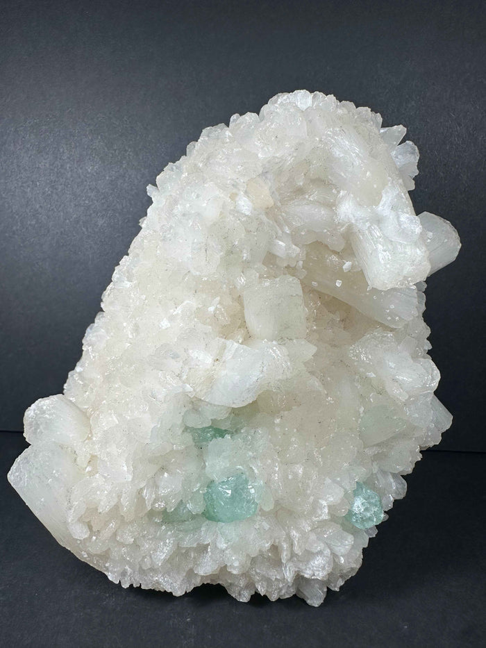 Stilbite with Green Apophyllite and Mordenite on matrix - Smokin Resin Company