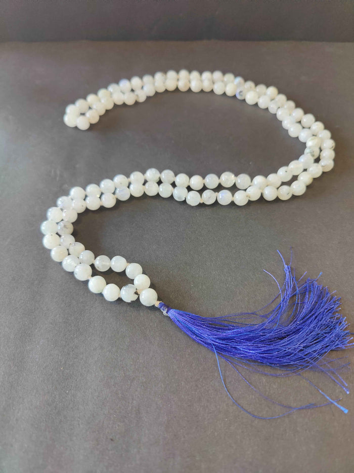 Stone Bead Mala Necklace - Smokin Resin Company