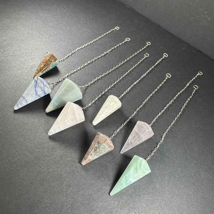 Stone Pendulum with Chain - Smokin Resin Company