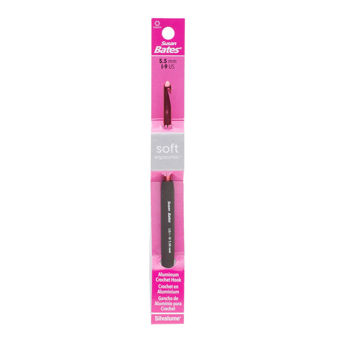 Susan Bates Ergonomic Aluminum Crochet Hooks