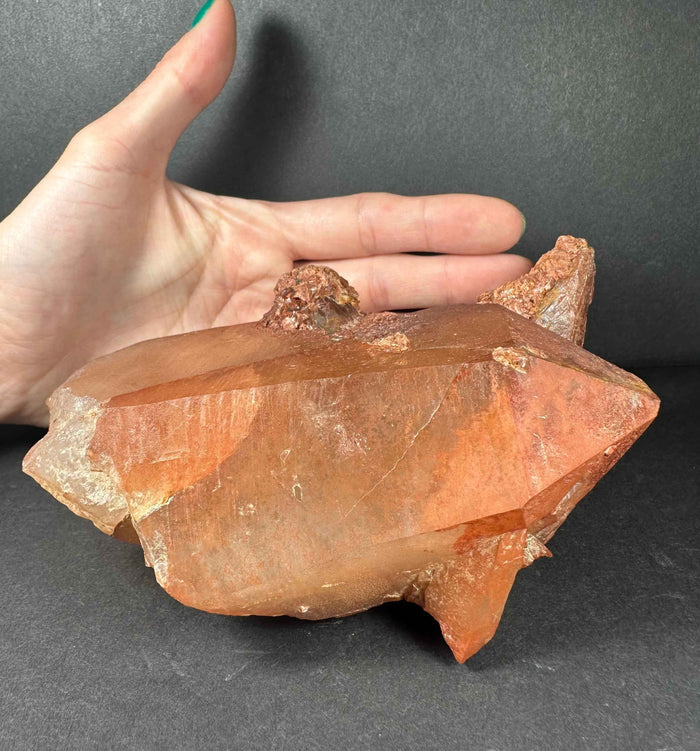 Tangerine Quartz Cluster Atlas mountains, Morocco - Smokin Resin Company