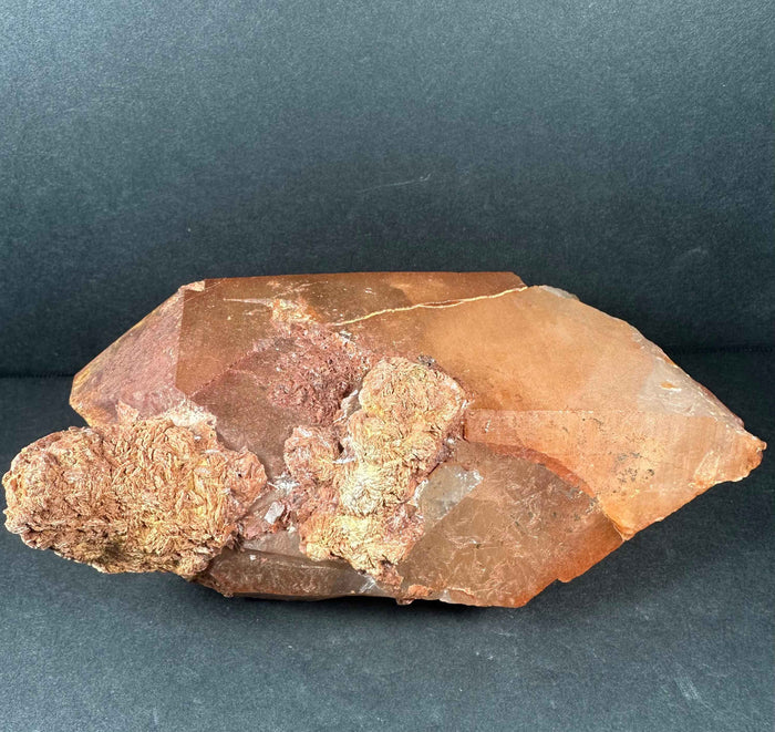 Tangerine Quartz Cluster Atlas mountains, Morocco - Smokin Resin Company