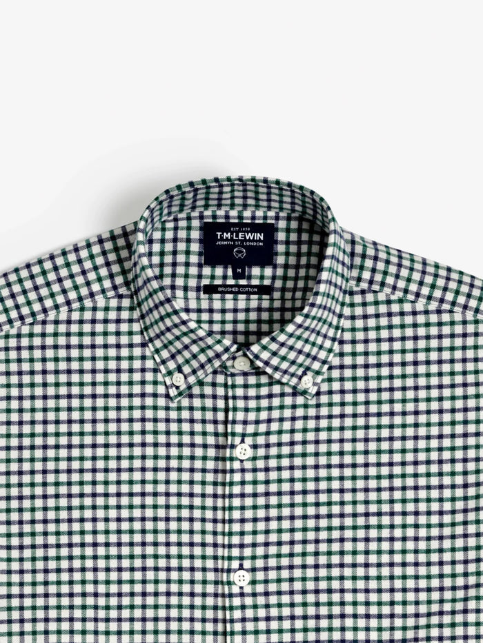 The Brushed Cotton Check Shirt
