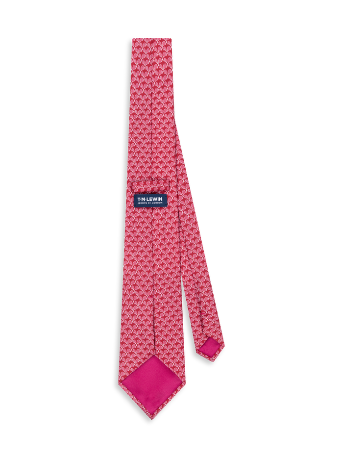 The Italian Tennis Print Tie